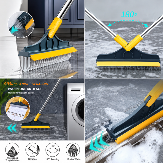 2 in 1 dust cleaning scrubber | and wiper brush ❤