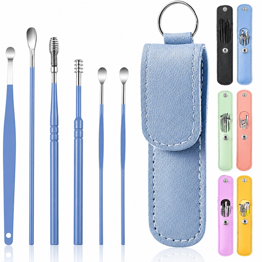 Stainless Steel Ear Wax Cleaning Kit-6-Piece 👂
