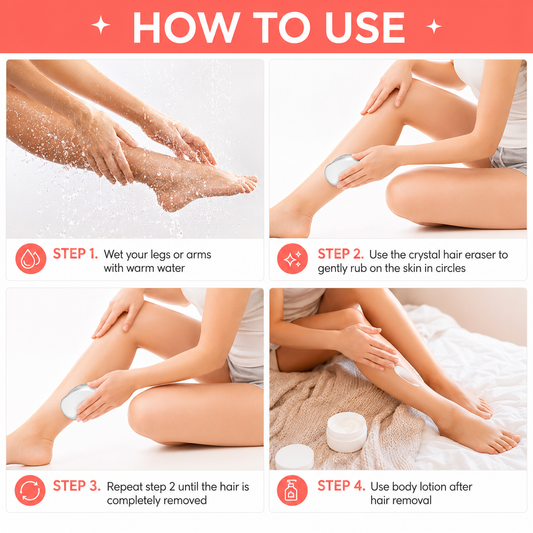 Painless Hair Remover Epilator for Face & Body ✨