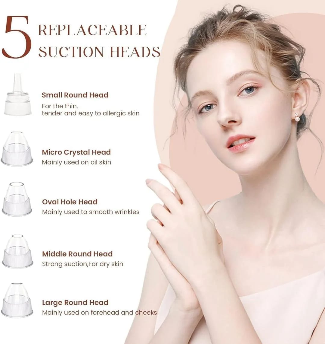 5-in-1 Blackhead remover _ Multi-Functional _With Rechargeable 🔋
