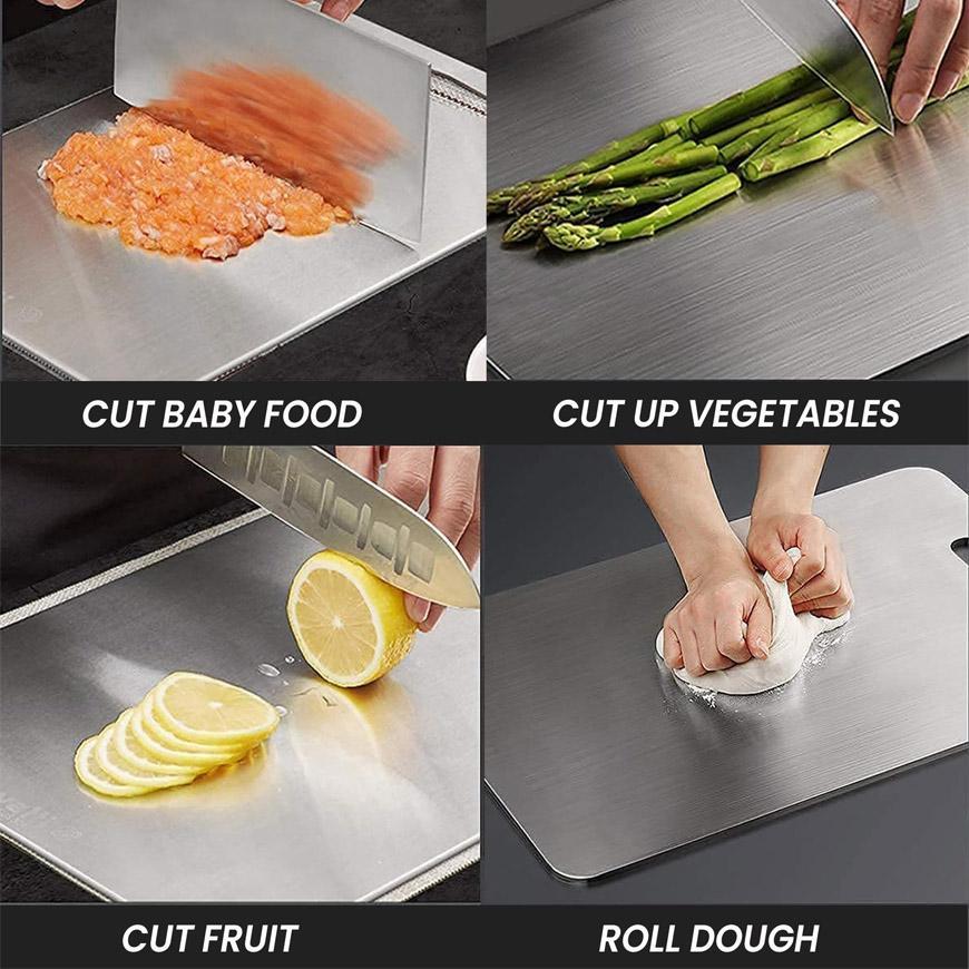 Premium Stainless Steel Chopping Cutting Board