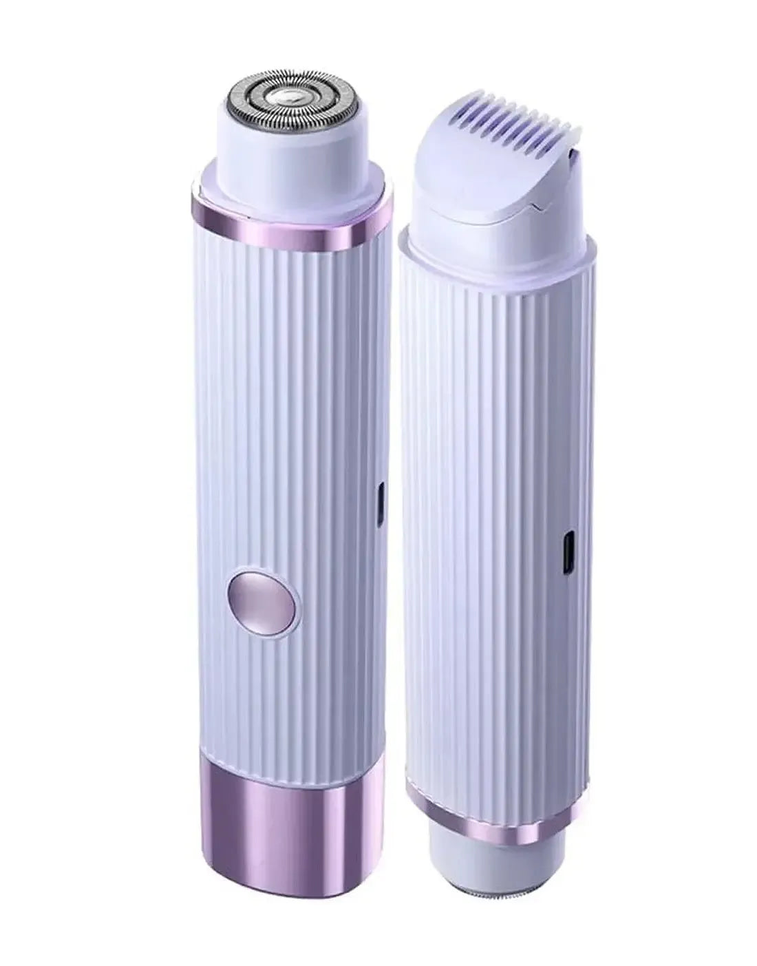 BLAWLESS 2-in-1 Electric Shaver & Trimmer – USB Rechargeable Double Head Hair Remover 💜